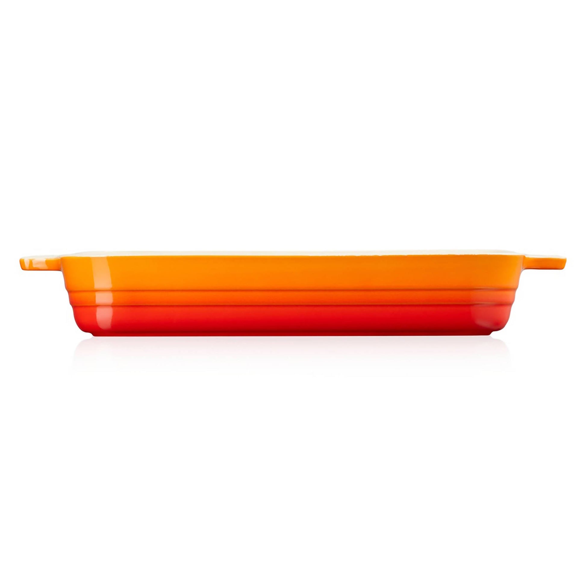 Fuente Rectangular 32 Cm Le Creuset4#Naranjo