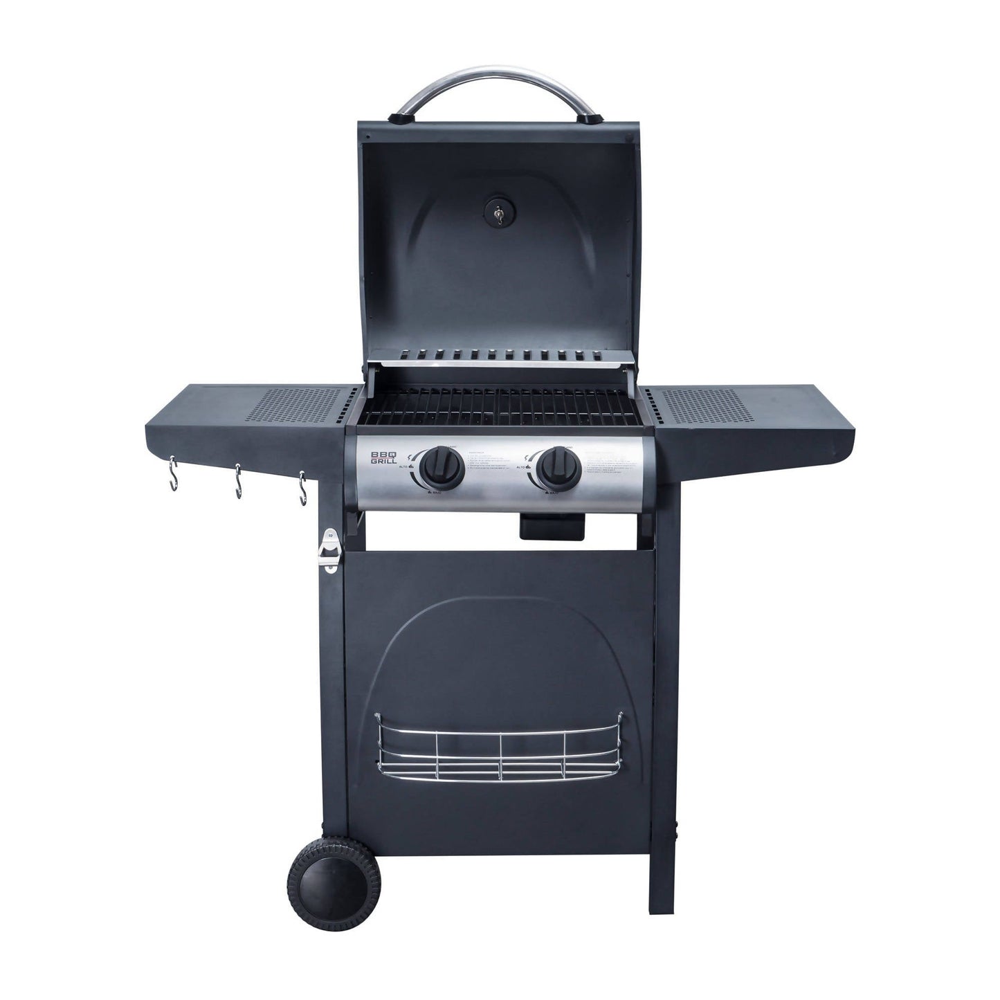 Parrilla Houston 2 Quemadores Pro BBQ201GCPRO BBQ Grill3#Negro