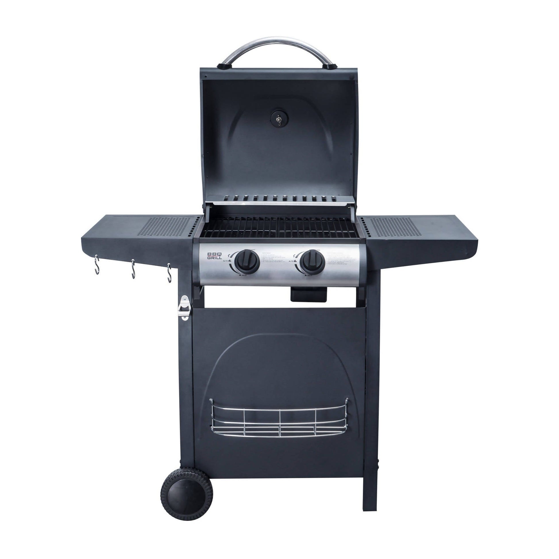 Parrilla Houston 2 Quemadores Pro BBQ201GCPRO BBQ Grill3#Negro