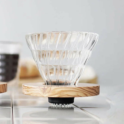 Dripper V60 02 Madera Hario1#Sin color