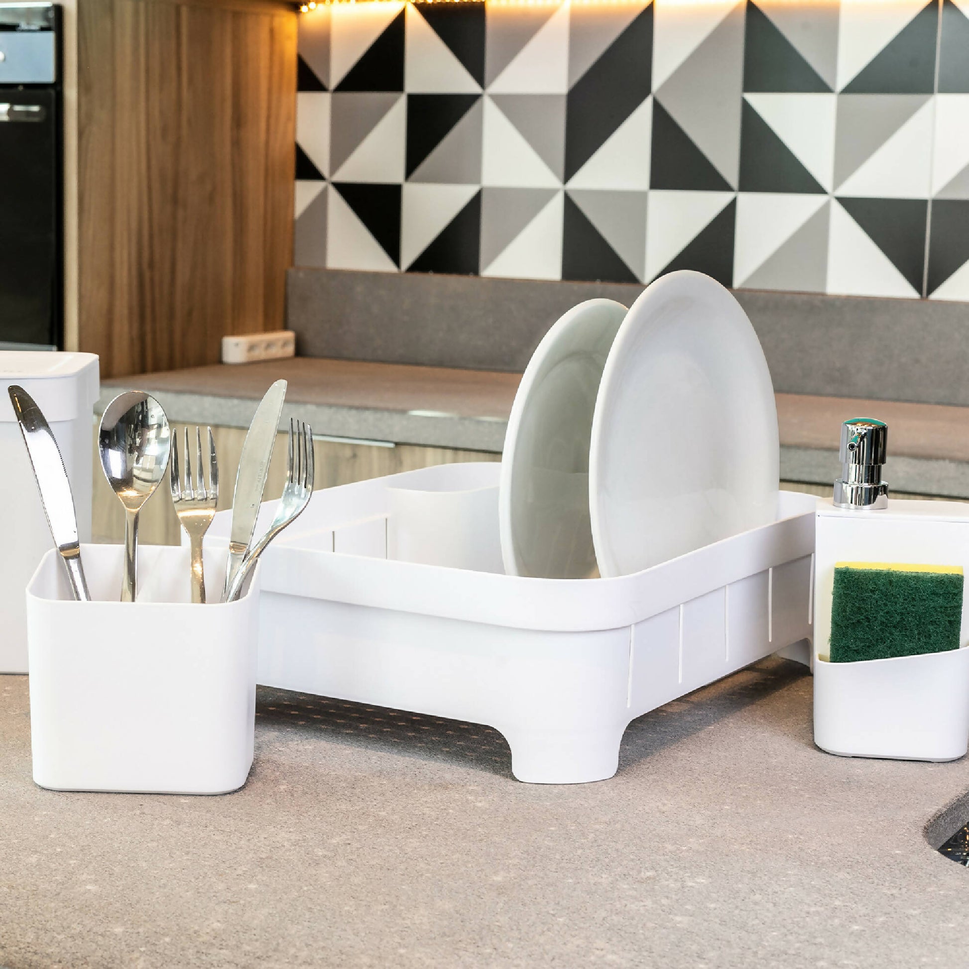 Escurreplatos Trium Ou 6#Blanco