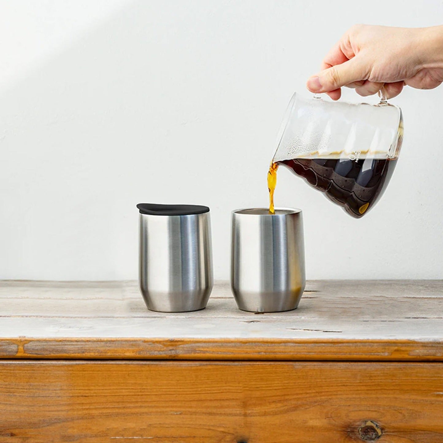 Stainless Mug MILOVE Hario2#Acero