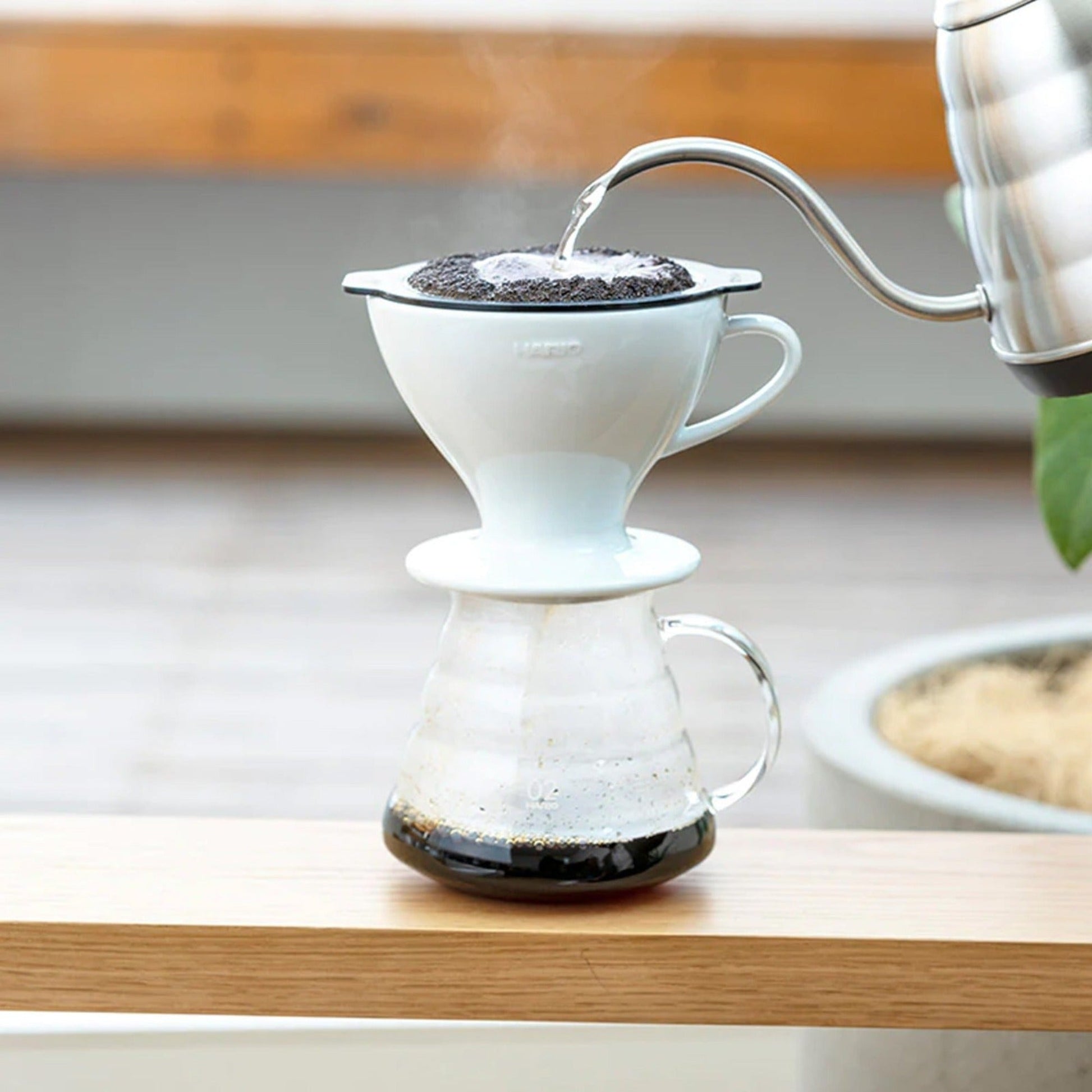 W60 Dripper Hario3#Blanco