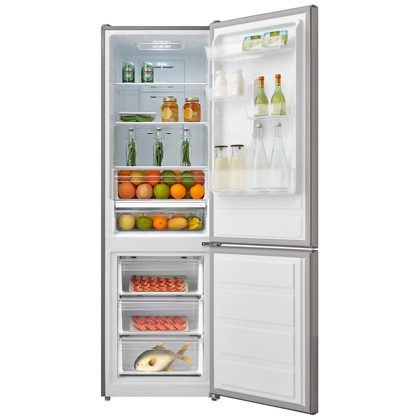 Refrigerador Bottom Freezer RMB302PXLRS0 290 Lts Mabe4#Gris