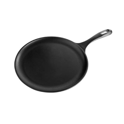 Plancha Pancakes Hierro Fundido Redonda 26.6 cm Esmaltada4#Negro