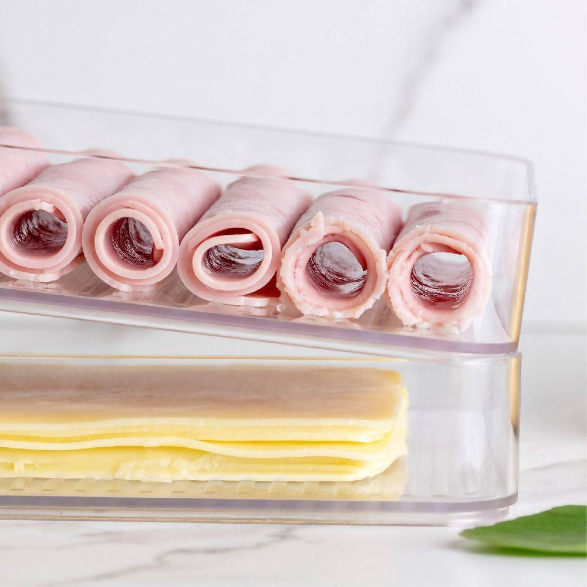 Contenedor Jamón/Queso Doble Clear Ou2#Sin color