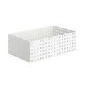 Contenedor Bricks Apilable 35x21x12,5 cm2#Blanco / Blanco