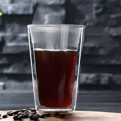 Set 4 Vasos Vidrio Doble Pared 400 ml Simplit3#Sin Color