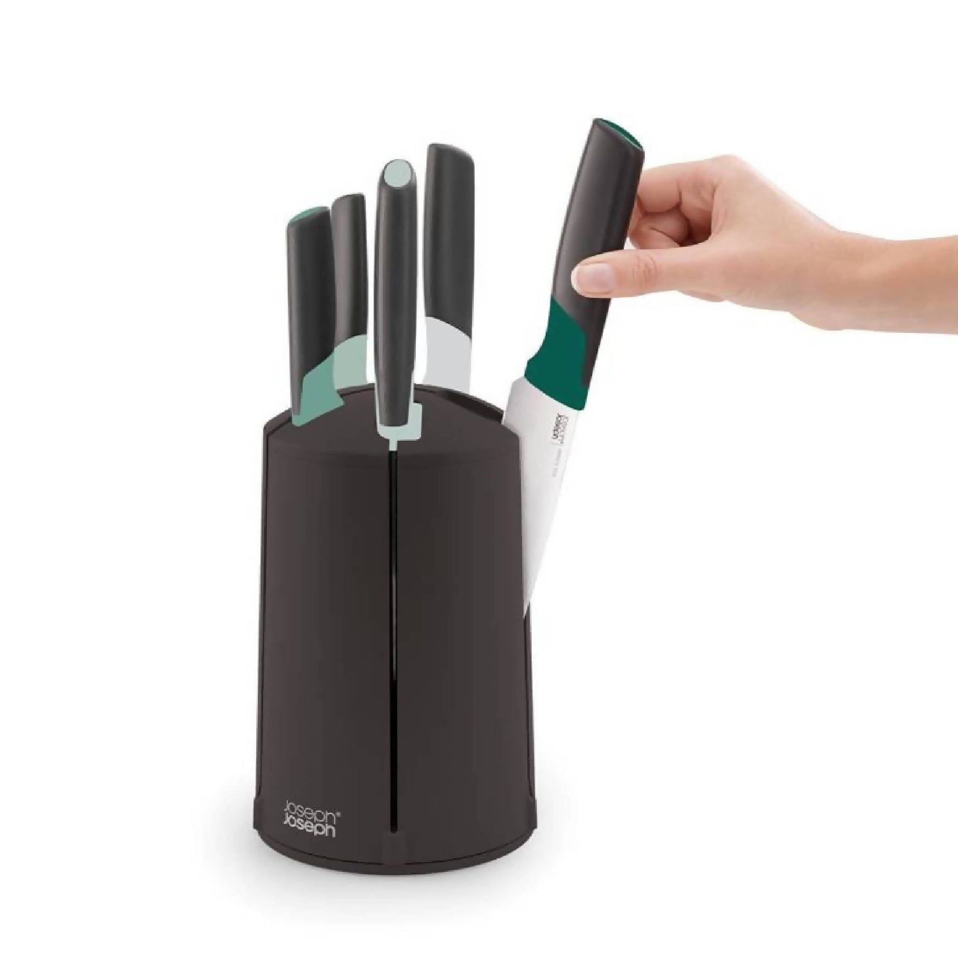 Set 5 Cuchillos Elevate Carrusel Salvia Joseph Joseph6#Negro