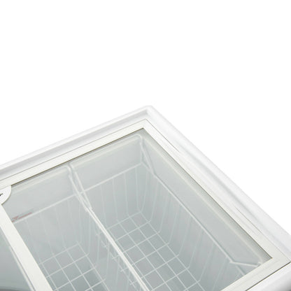 Freezer Horizontal Tapa de Vidrio dual 210 Litros CTV-2105#Blanco