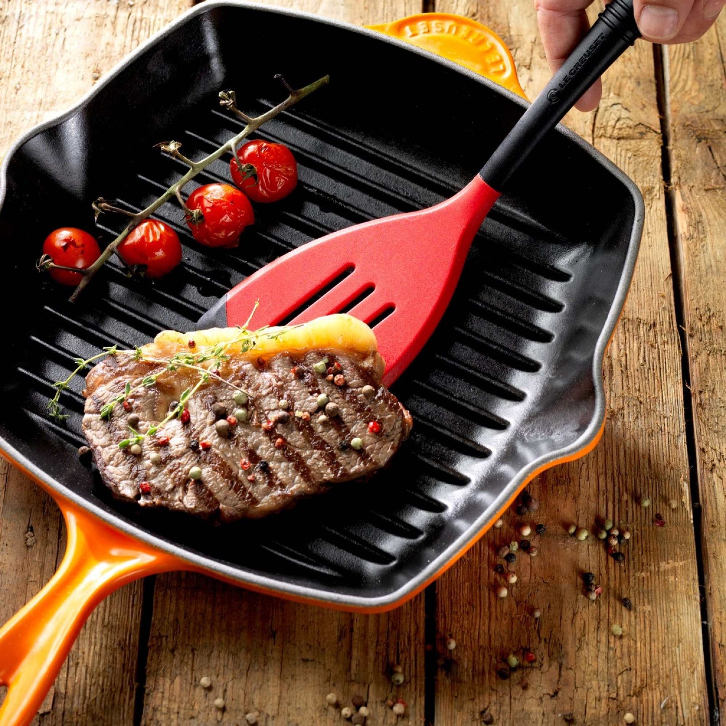 Bi Revolution Cuchara Rasera Le Creuset3#Rojo