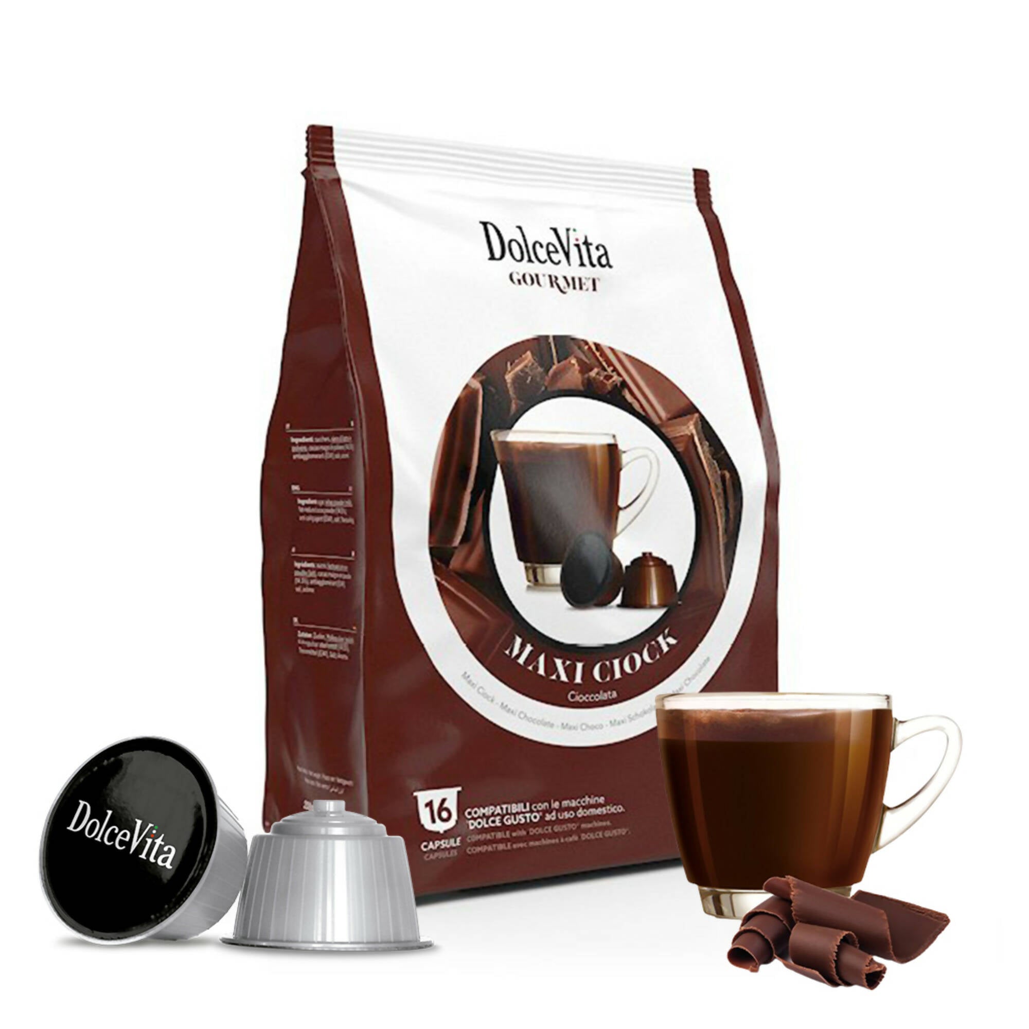 Cápsulas Compatibles Dolce Gusto Chocolate Suizo 16 Uds