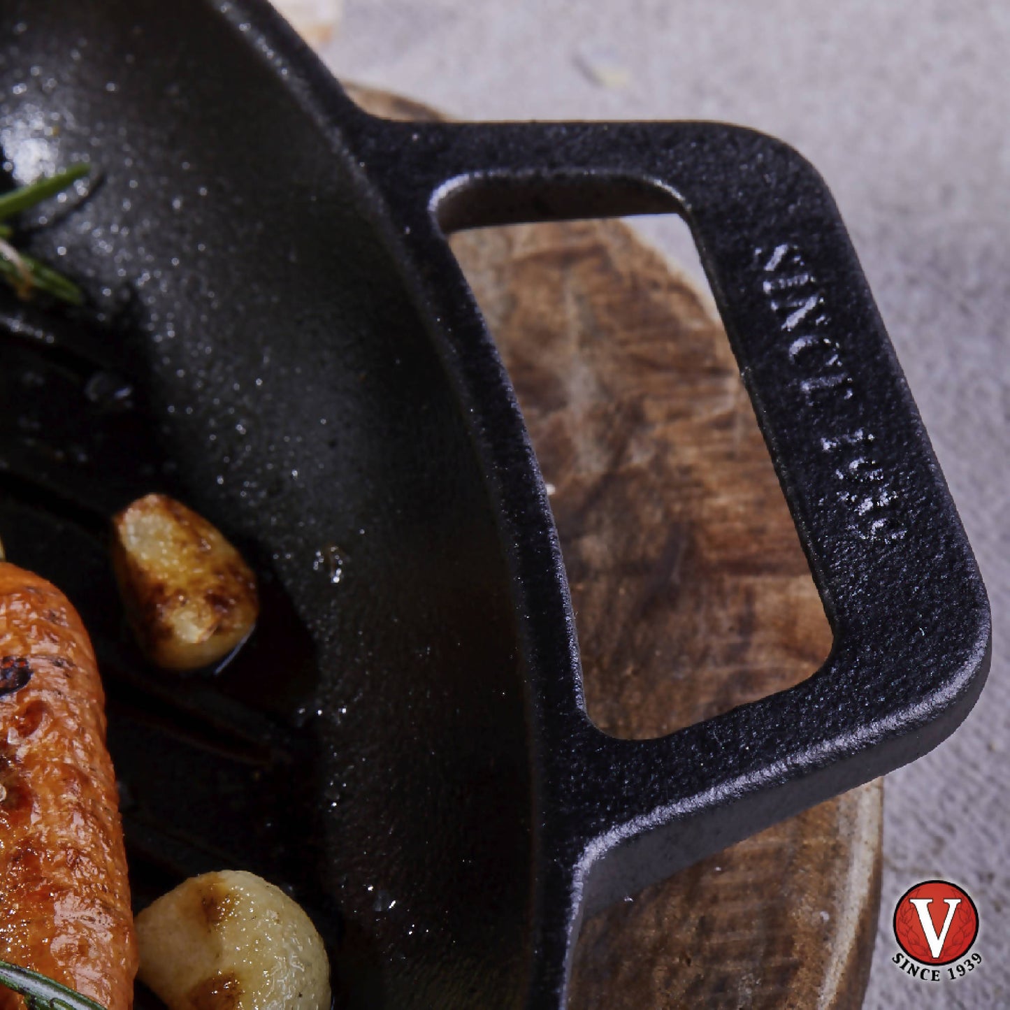 Grill Rectangular Doble Asa 26 cm Precurada5#Negro