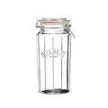 Set Frascos Faceteados Cierre Clip Kilner1#Sin color
