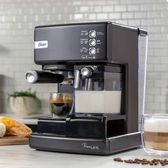 Cafetera Espresso y Cápsulas Automática PrimaLatte™ 66032#Negro