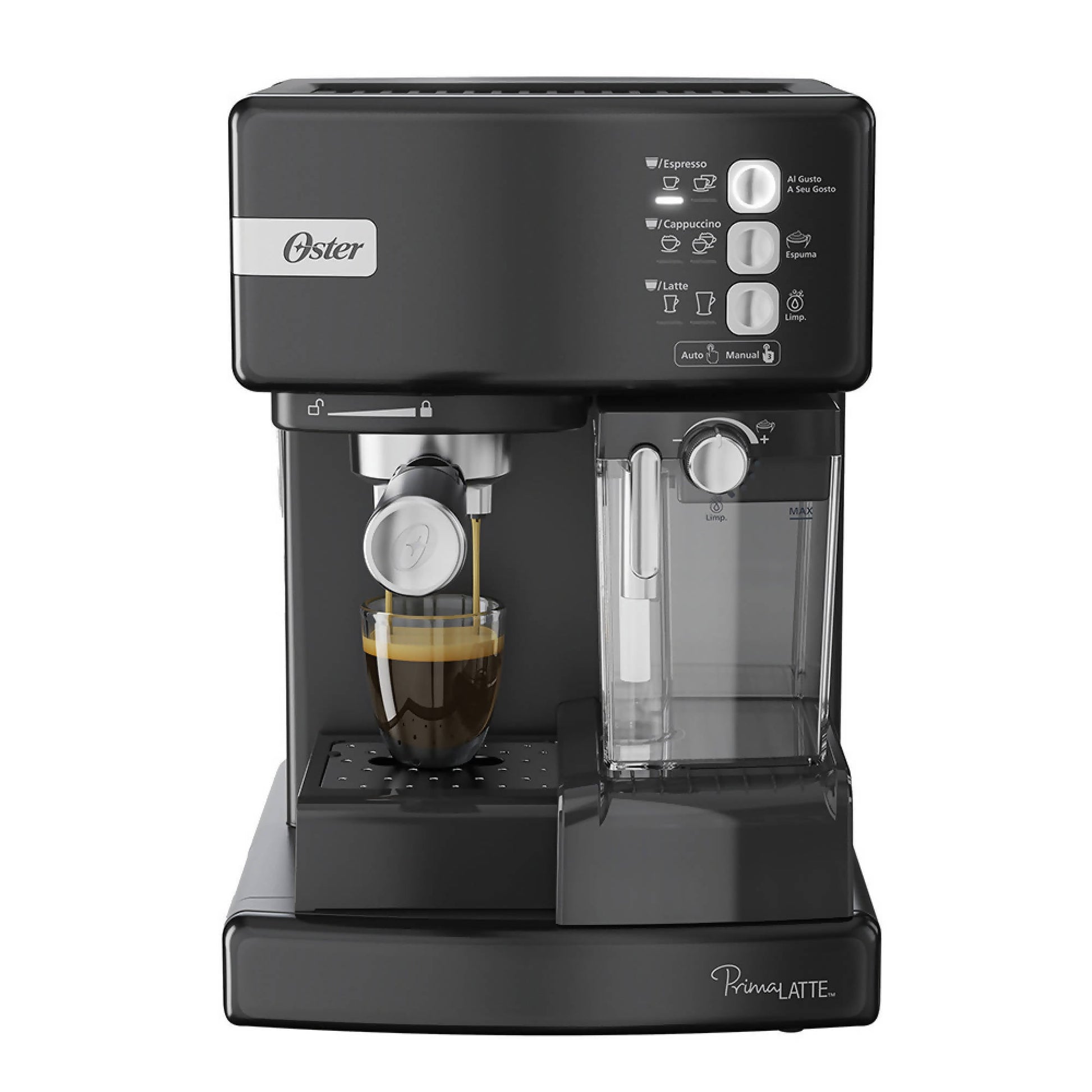 Cafetera Espresso y Cápsulas Automática PrimaLatte™ 6603 Oster7#Negro