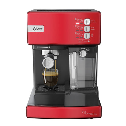Cafetera Espresso y Cápsulas Automática PrimaLatte™ 6603 Oster9#Rojo