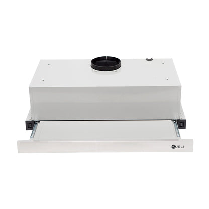 Campana Bajo Mueble Neu Slider 60 cm 350 m3/h Kubli - Caja Dañada-Campanas Bajo Mueble