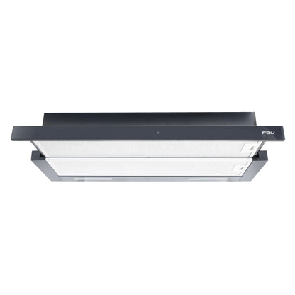 Campana Bajo Mueble Urban Black 90 cm 500 m3/h FDV - Caja Dañada-Campanas Bajo Mueble