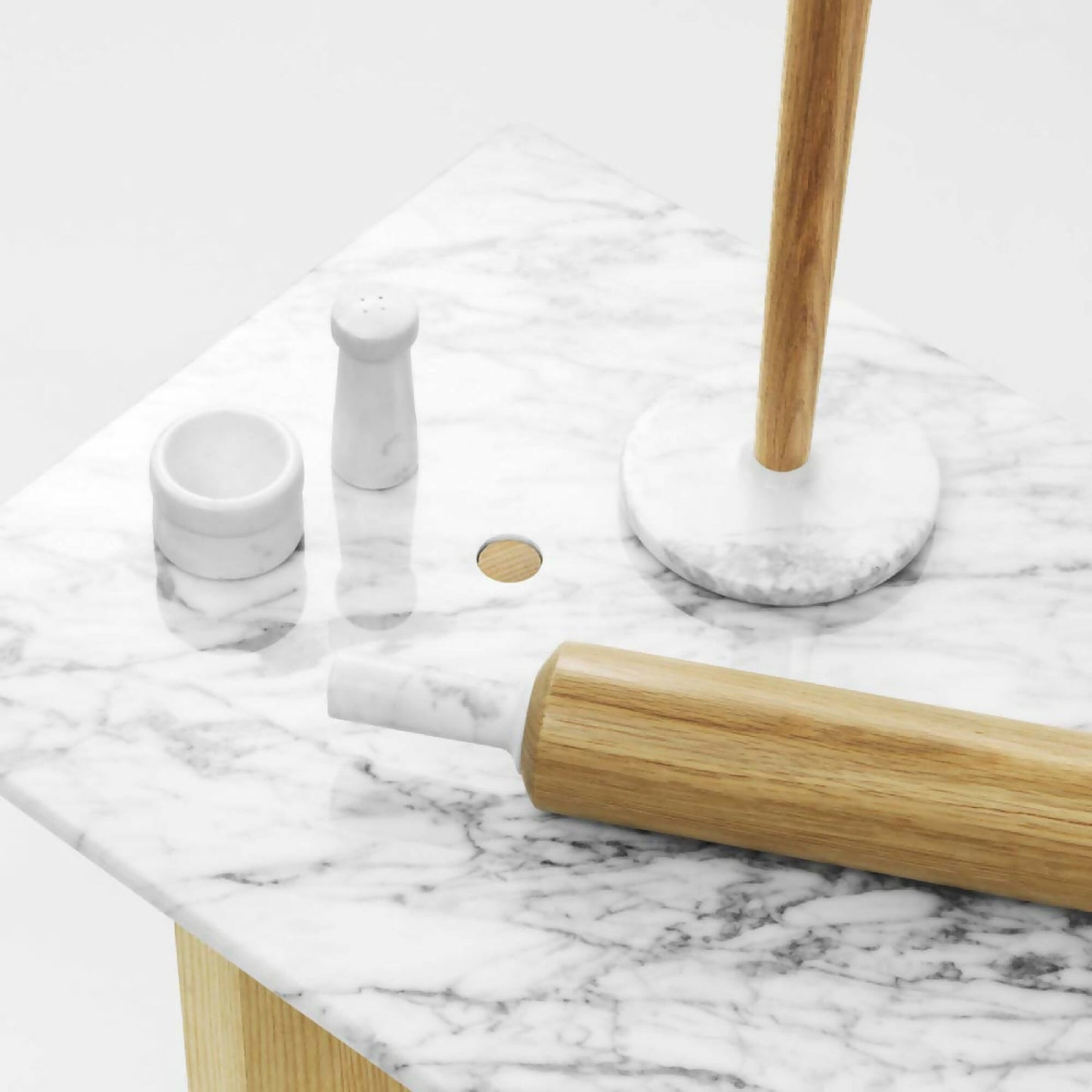 Soporte Toalla De Cocina Craft5#Blanco