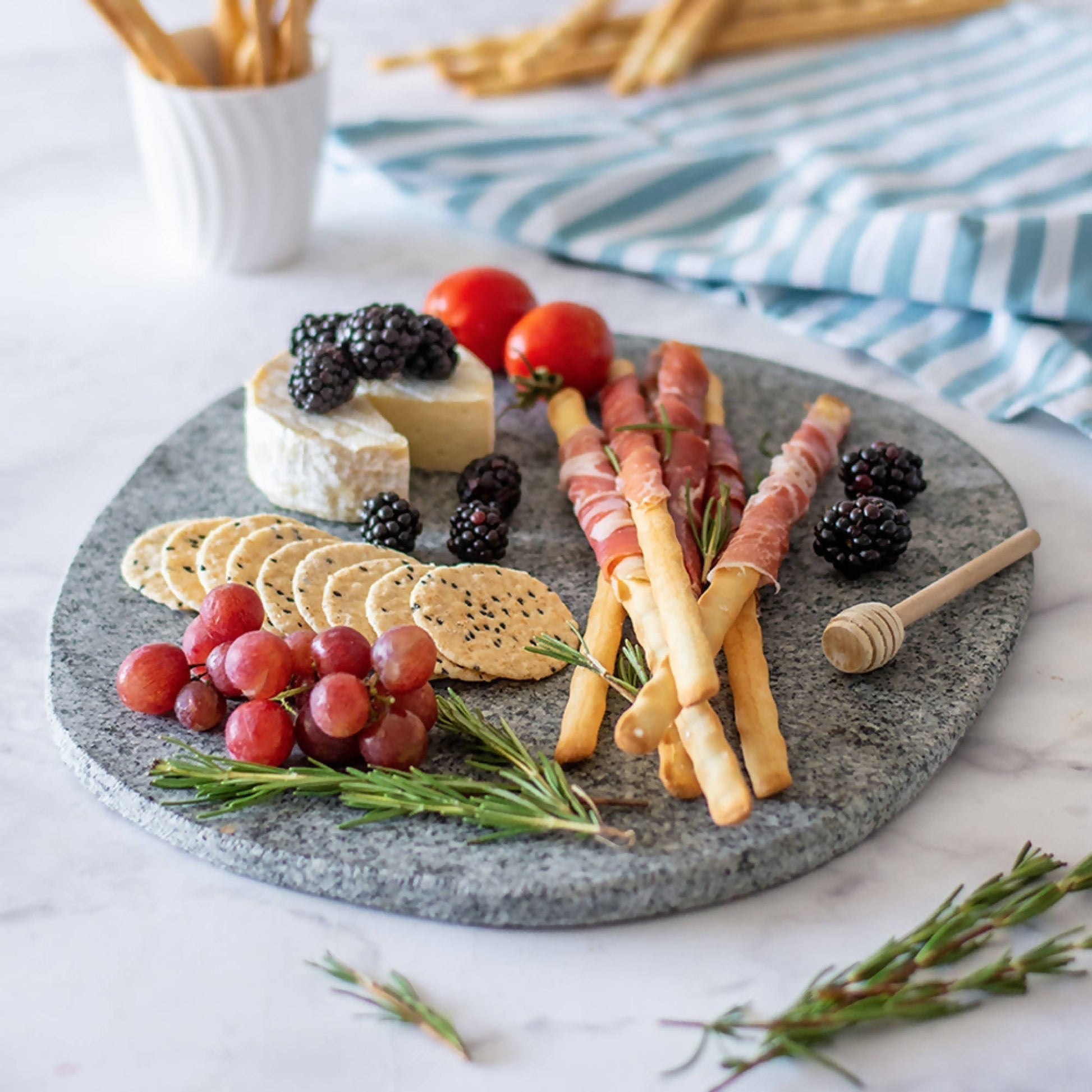 Tabla de Piedra Lisa Kuyen1#Gris