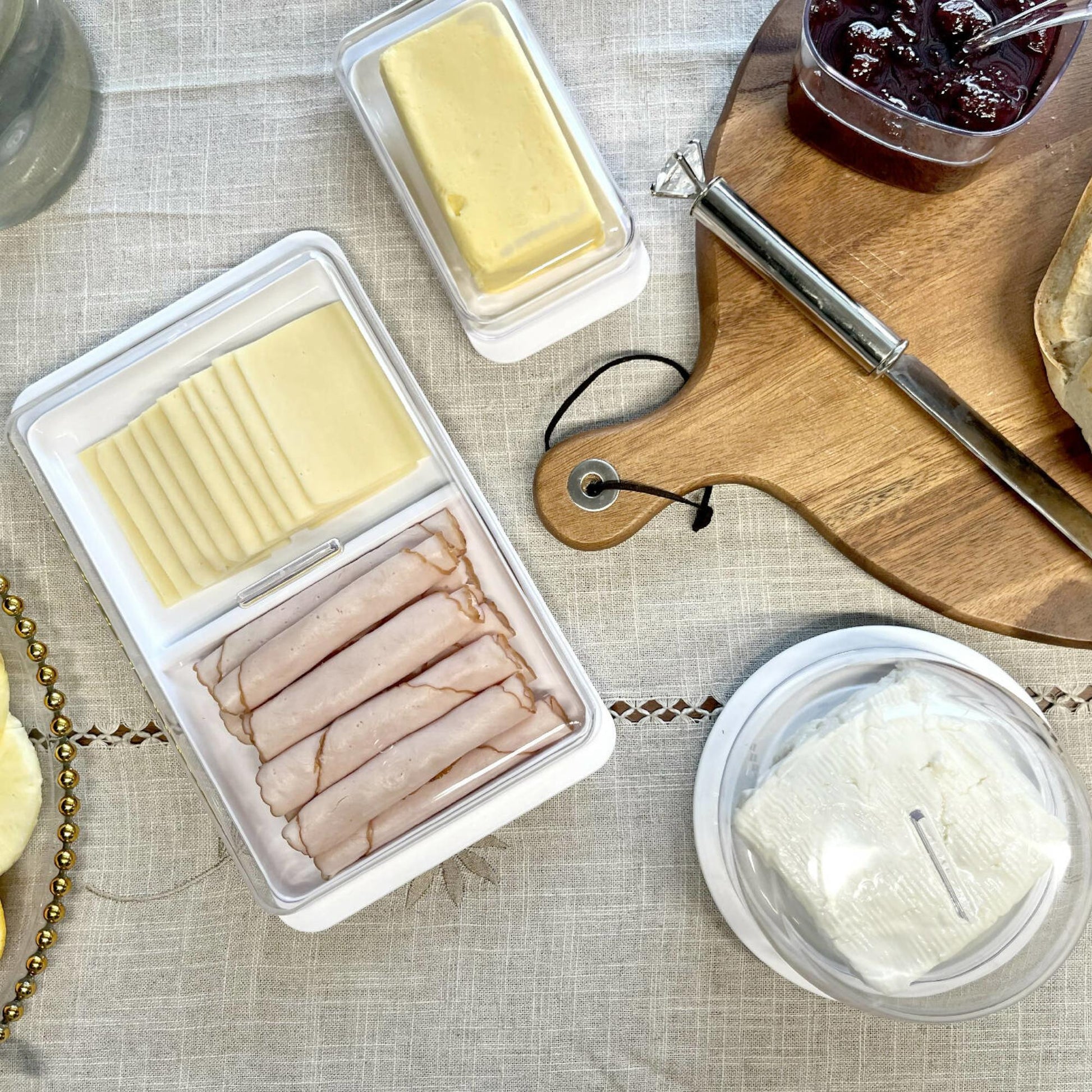 Conjunto Mesa Desayuno Break Ou5#Blanco