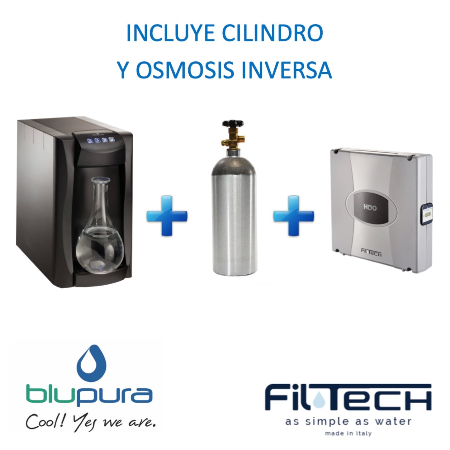 Dispensador Agua Fría Con y Sin Gas Piccola Osmosis Inversa3#Negro