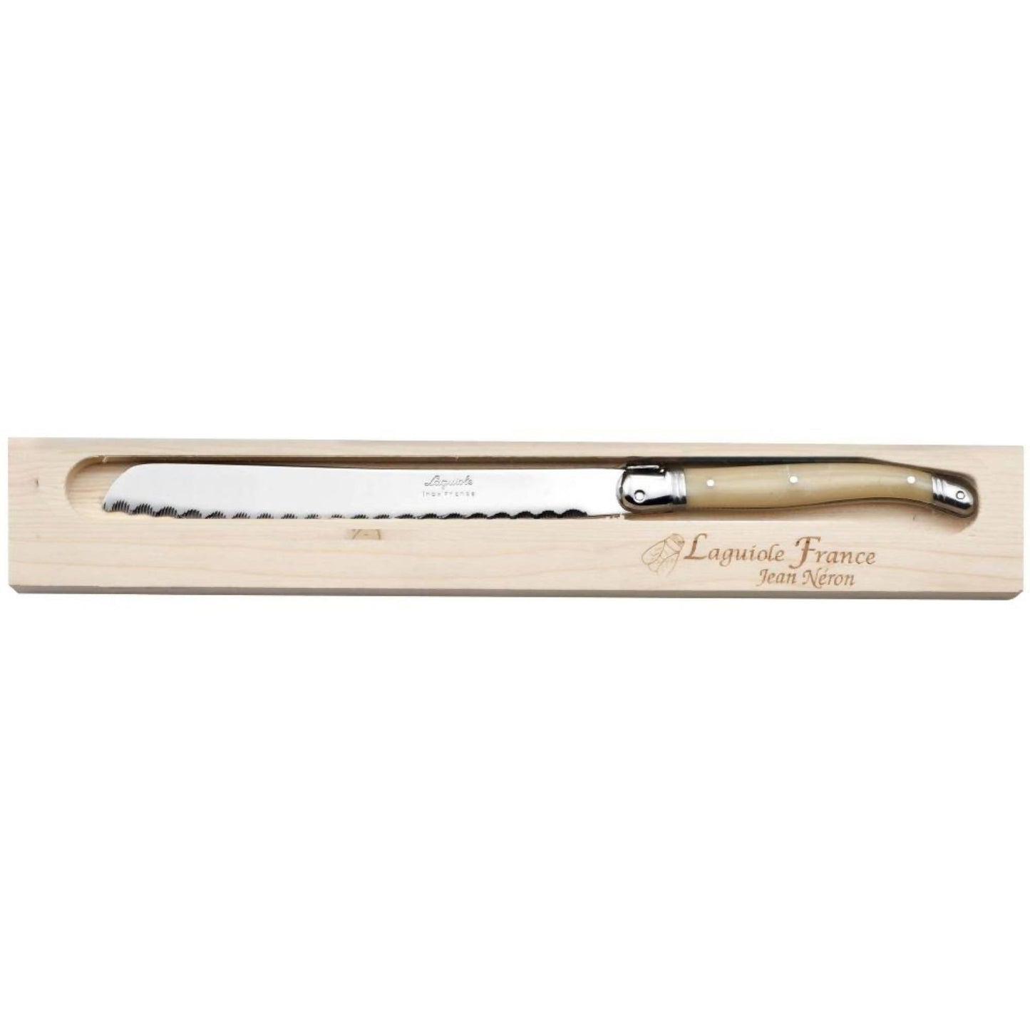 Cuchillo Pan Jean Nerón Laguiole3#Beige