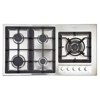Encimera a Gas Deluxe Elite 5 Quemadores 90 cm FDV - Caja Dañada-Encimeras a Gas