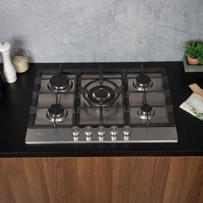 Encimera a Gas Design 5 Quemadores 70 cm FDV - Caja Dañada-Encimeras a Gas
