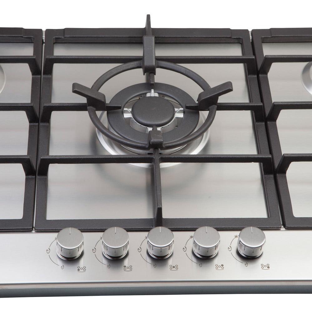 Encimera a Gas Design 5 Quemadores 90 cm FDV - Caja Dañada-Encimeras a Gas