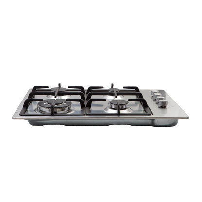 Encimera Design 65 cm FDV: 4 Quemadores, 1 Triple Corona - Caja Dañada-Encimeras a Gas