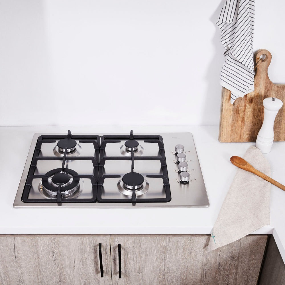 Encimera Design 65 cm FDV- 4 Quemadores: 1 Triple Corona