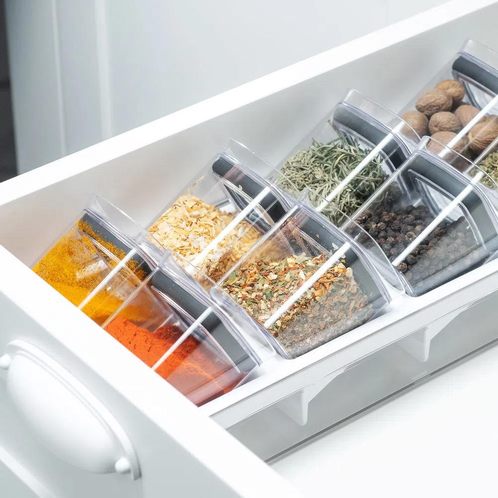 Especieros Hermético Block Cajón 9 Piezas Ou4#Sin Color