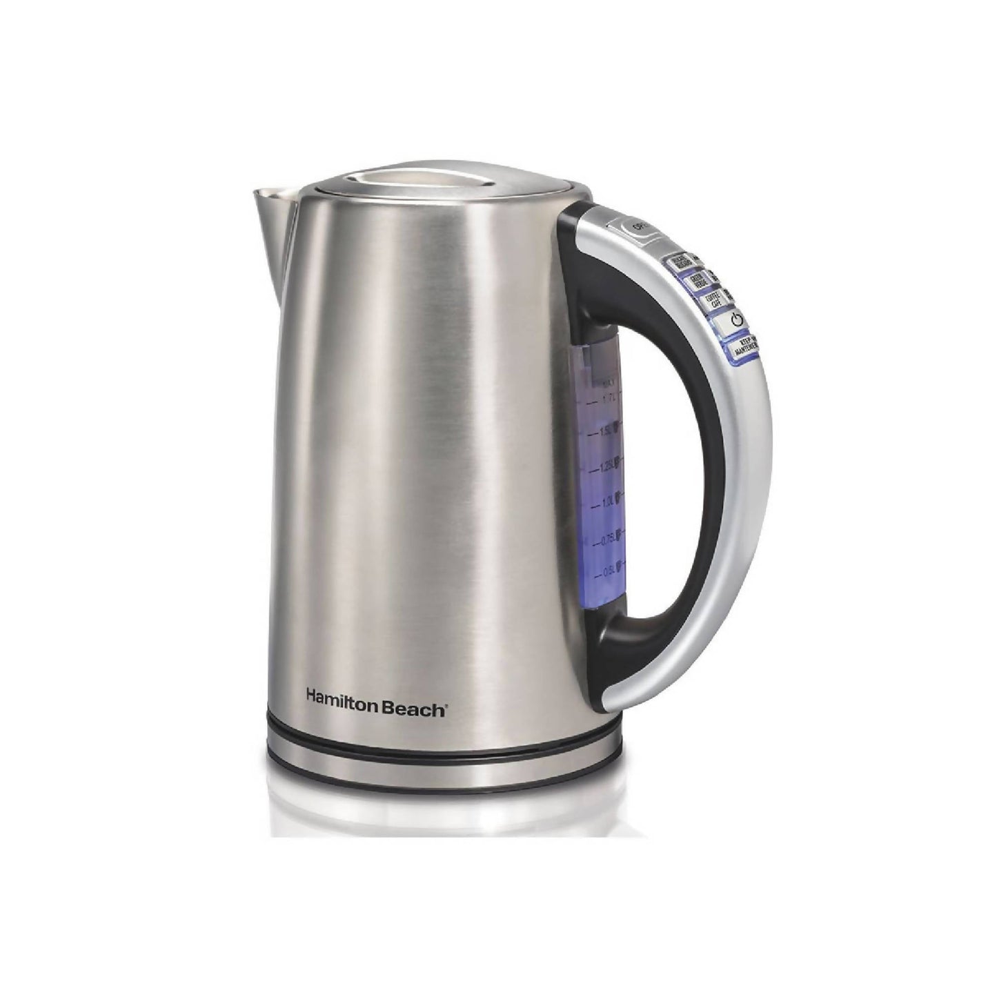 Hervidor 41020-CL de Temperatura Programable 1.7 Lts Hamilton Beach2#Acero
