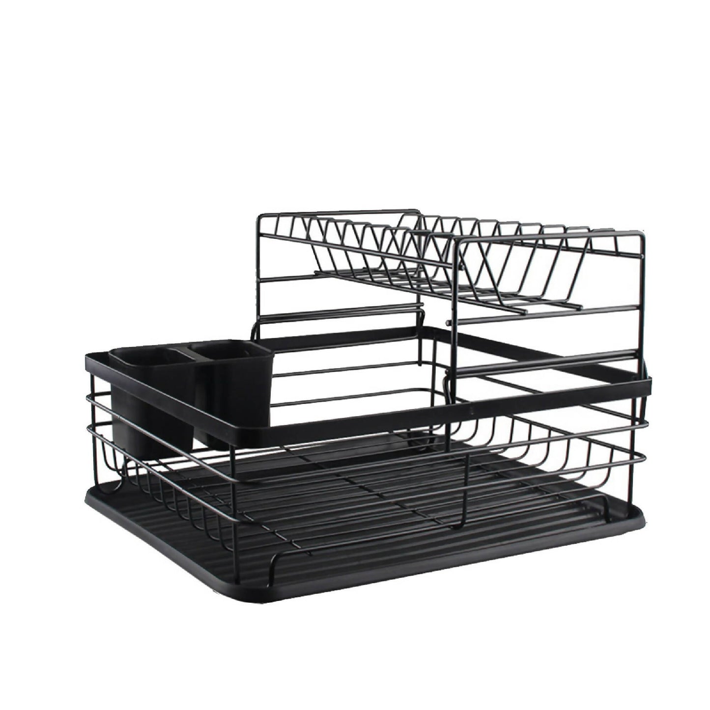 Secaplatos Escurridor 2 Niveles Simplit12#Negro