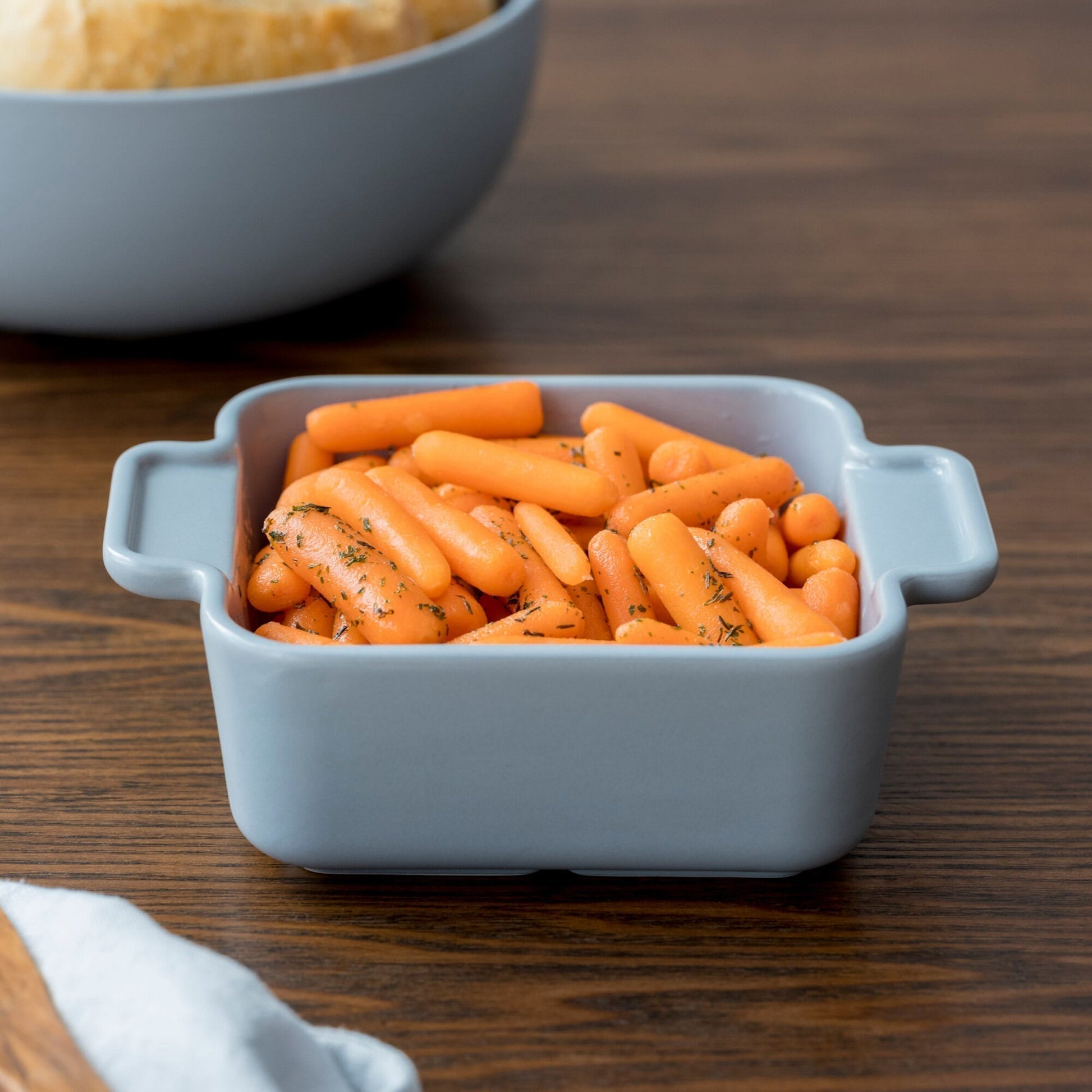 Fuente Cuadrada Cerámica Gres 630 Ml Corning Ware1#Gris