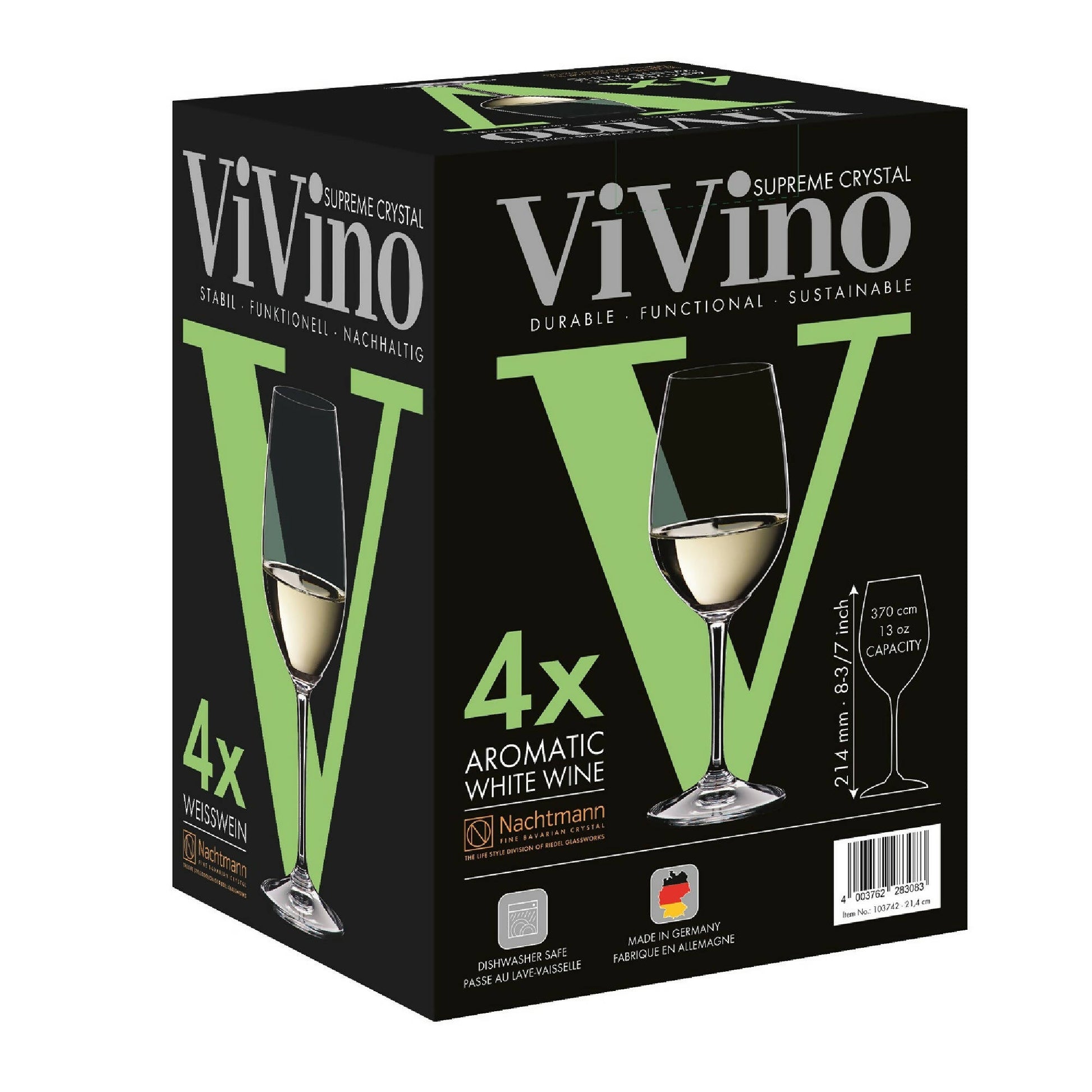 Set 4 Copas ViVino Vino Blanco3#Sin Color
