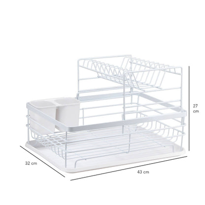 Secaplatos Escurridor 2 Niveles Simplit14#Blanco