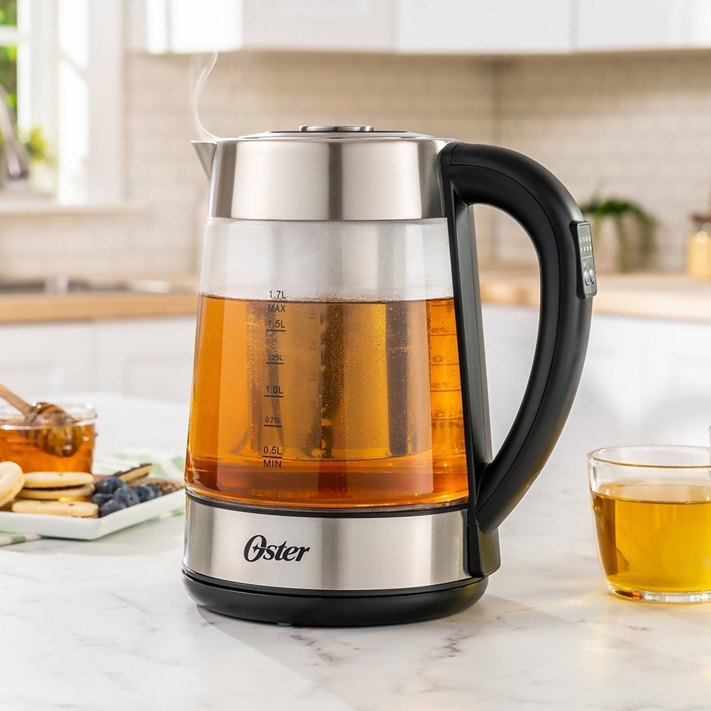 Hervidor Infusor Té + Selector Temperatura BVSTKT8990 1.7 Lts Oster1#Sin Color