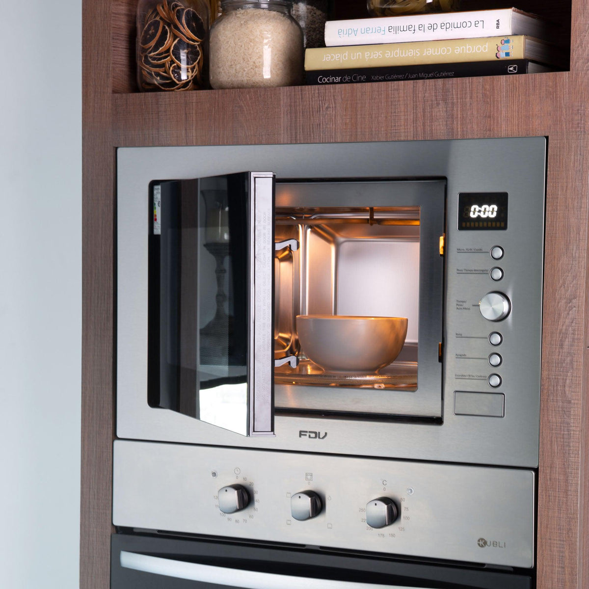 Horno Microondas Deluxe Smart 34 Lts FDV - Caja Dañada-Microondas Empotrados