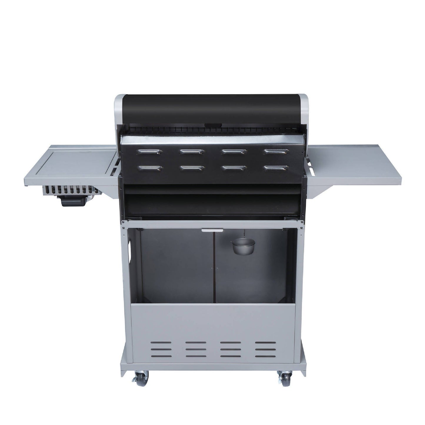 Parrilla Texas Black 4 Quemadores + Quemador Lateral BBQ401GCIB BBQ Grill5#Negro