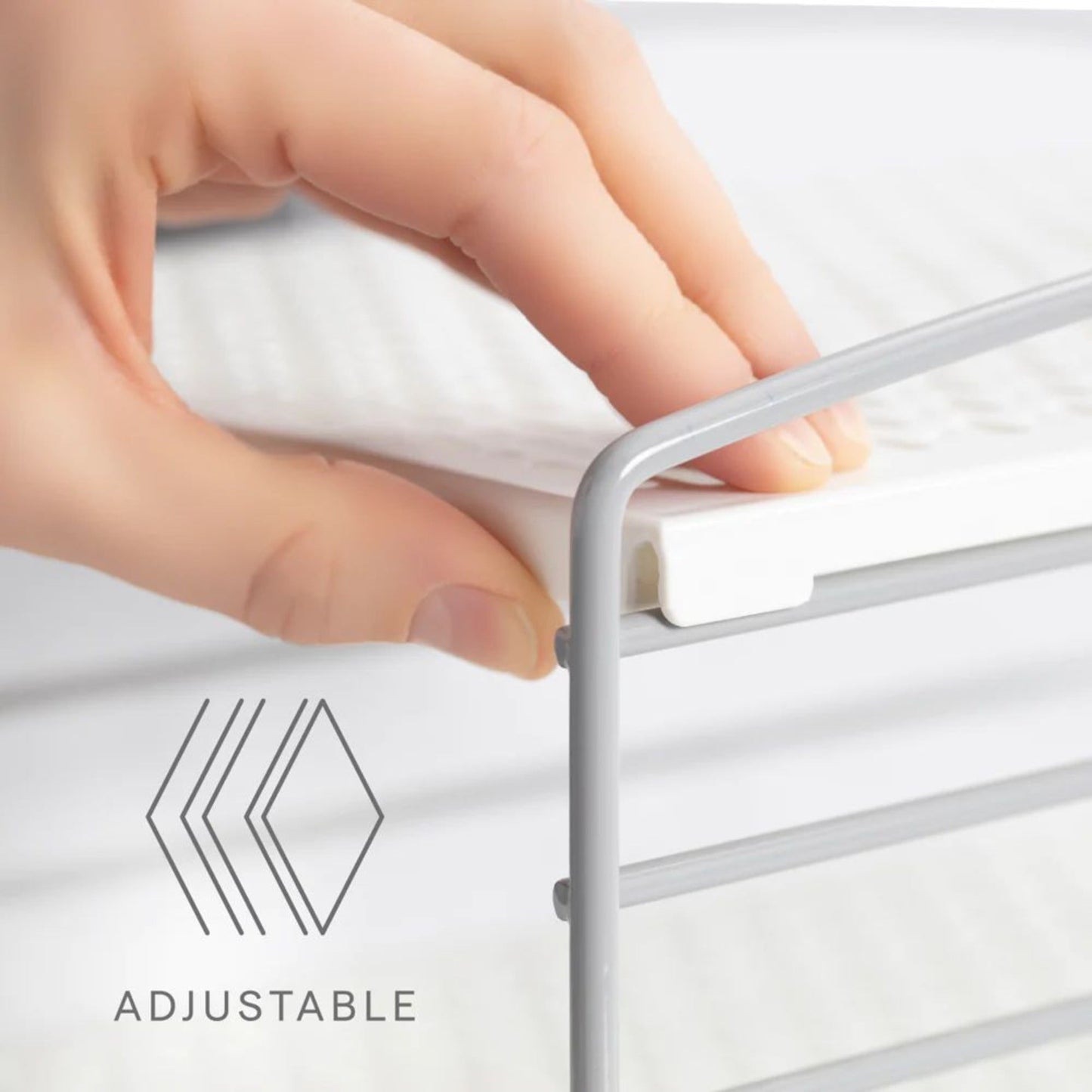 Repisa Organizadora De Despensa Mediana3#Blanco