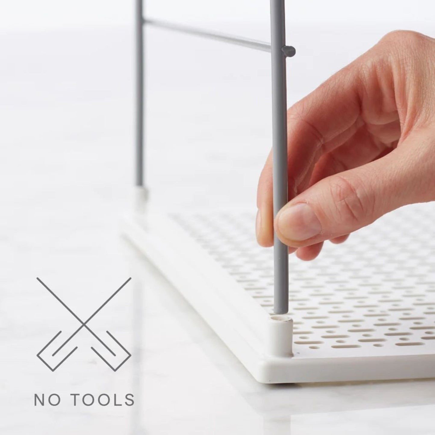 Repisa Organizadora De Despensa Mediana5#Blanco