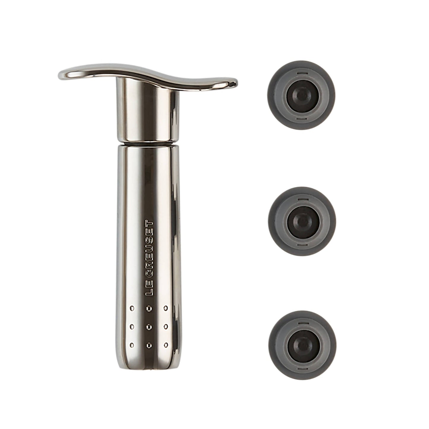 Bomba Vacío Metal + 3 Tapones Le Creuset4#Acero