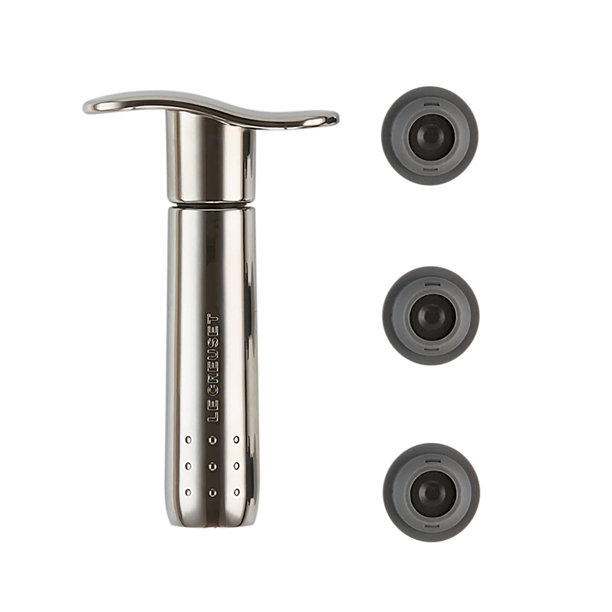 Bomba Vacío Metal + 3 Tapones Le Creuset4#Acero