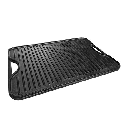 Plancha Hierro Fundido 21 x 33 cm2#Negro