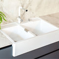 Lavaplatos Sobre Cubierta Cuarzo Kallio M 175 Schock2#Blanco