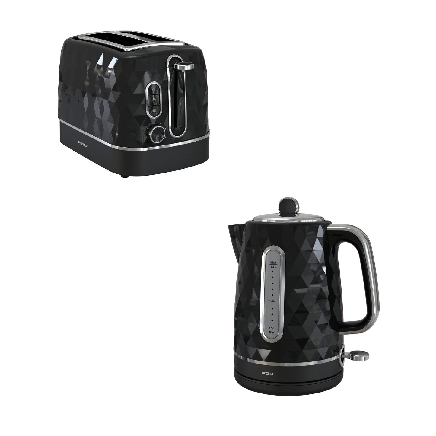 Kit Hervidor 1.7 Lts + Tostador Diamond FDV-Kitchen Center