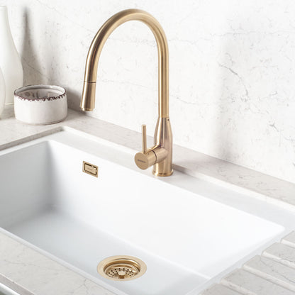 Lavaplatos Bajo/Sobre Cubierta Cuarzo Signus N 100 XL Schock2#Blanco